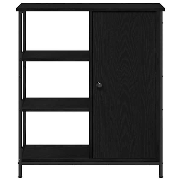 Sideboard Svart Ek 70 x 30 x 80 cm