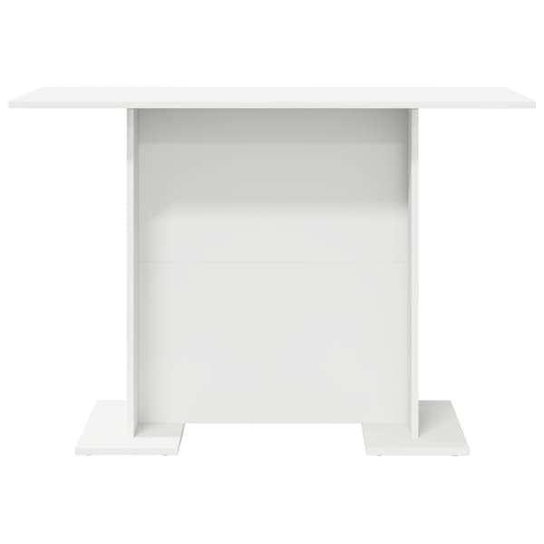 Matbord Vit 110 x 60 x 75 cm Konstruerat trä