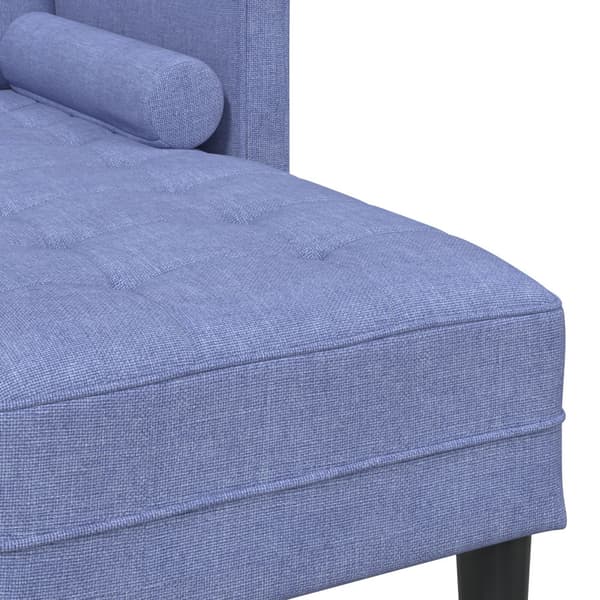 Soffset med kudde 2 pcs Jeansblå Polyester