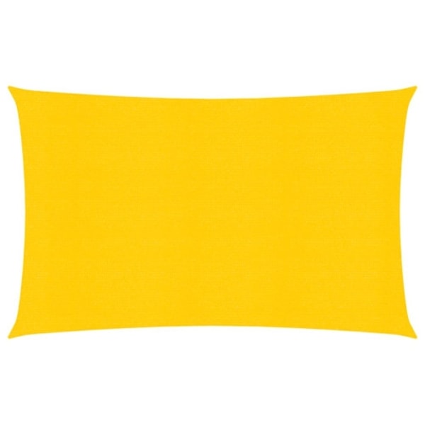 Solsegel 160 g/m² rektangulär gul 6x8 m HDPE