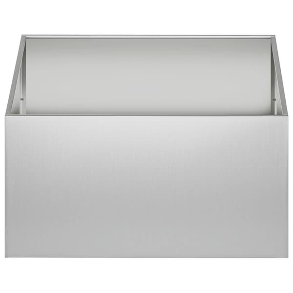 Trädgårdsplanterare Silver 100 x 100 x 40 cm Galvaniserat stål