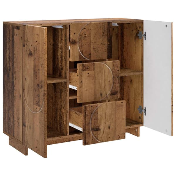 Sideboard Gammalt trä 85.5 x 31 x 75 cm Konstruerat trä