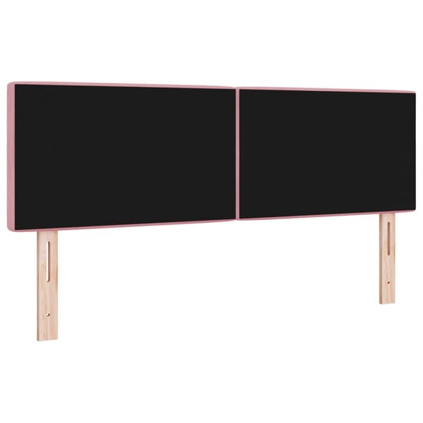 Huvudgavel Rosa 160 cm Sammet