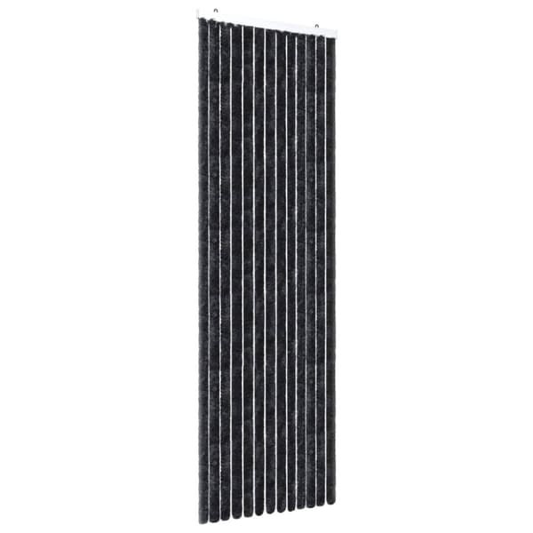 Insektsdraperi antracit 56x185 cm chenille