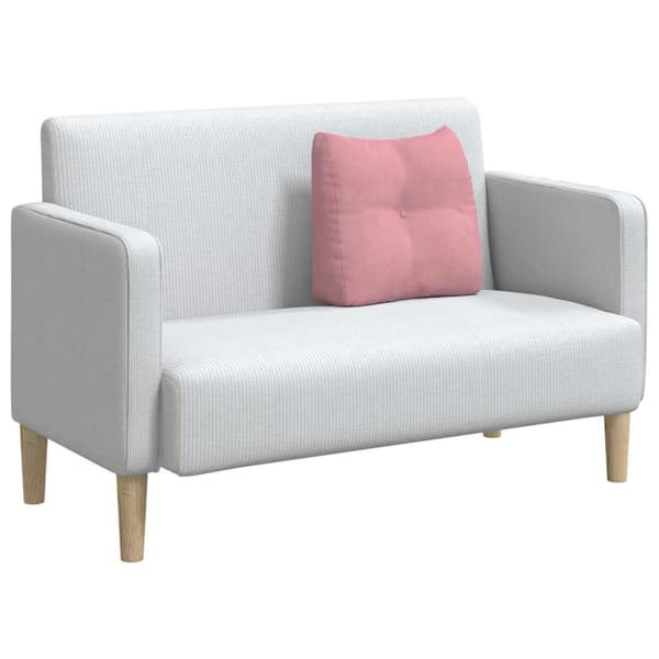 Ryggkudde Rosa 45 x 24 x 50 cm Sammet