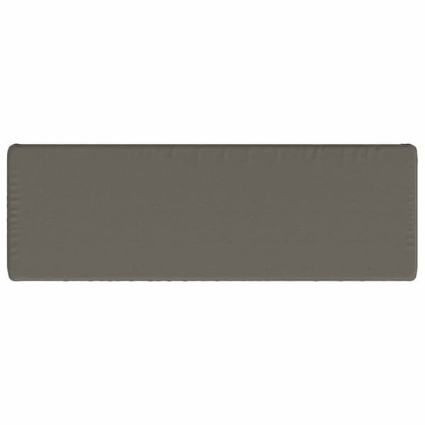 1-delad Bänk Kudde VUGHT 100% Polyester Grå 150 x 50 x 5 cm