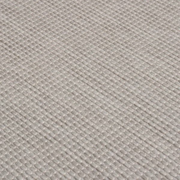 Utomhusmatta plattvävd 200x280 cm ljusgrå