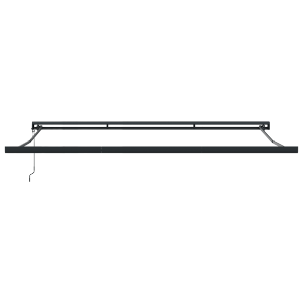 Markis Flerfärgsdesign 400 × 300 cm Polyester och aluminium