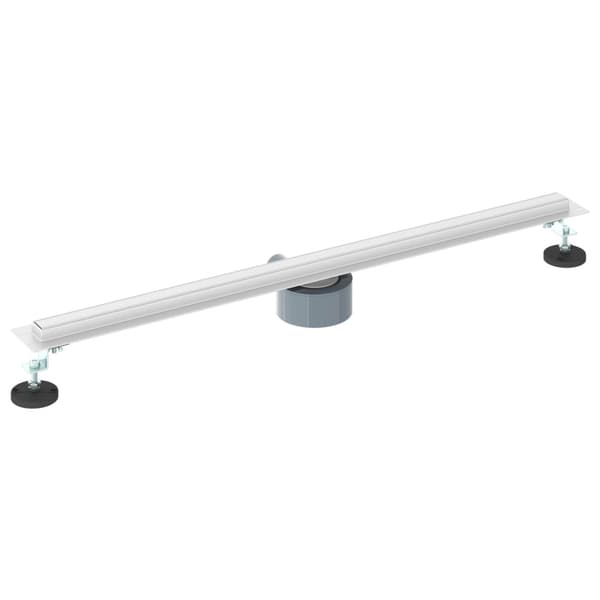 360° Duschavlopp med smal modell Silver 80 cm