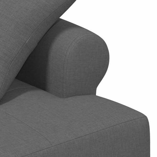 Loveseat med knapprapport Mörkgrå 120 x 65 x 79 cm Tyg