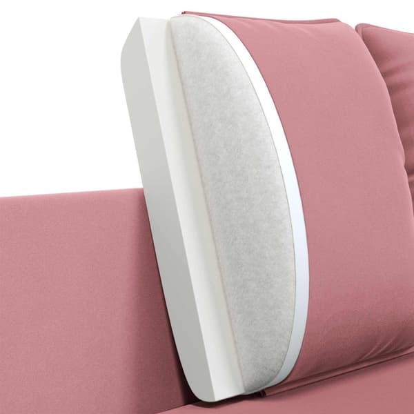 2-sits soffa 2-sits Rosa 188 x 81 x 89 cm Sammet