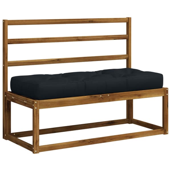 Pallkudd VIANEN 100% Polyester Mörkblå 120 x 50 x 12 cm