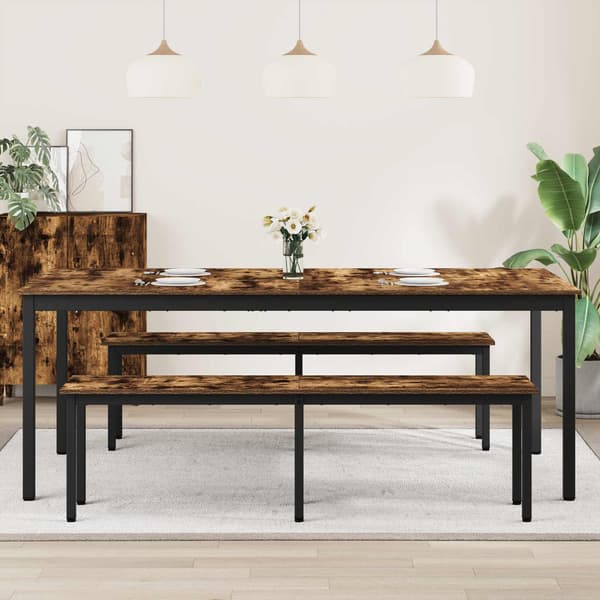 Matbord 200 x 100 x 75 cm Konstruerat trä Rektangulär