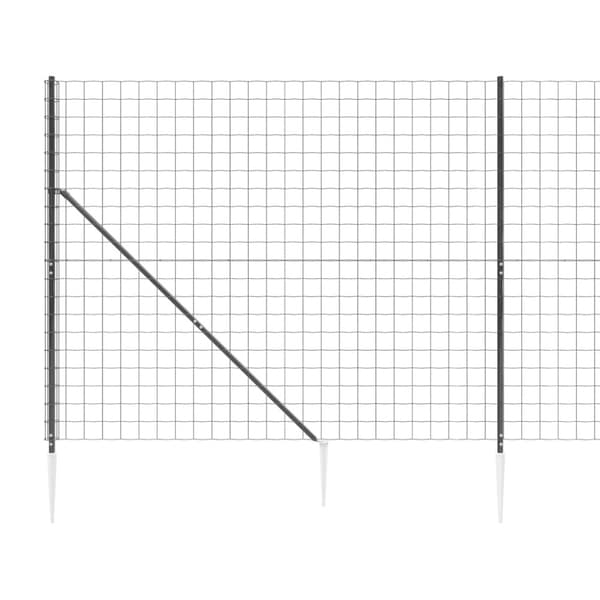 Stängsel med markspett antracit 1,6x25 m