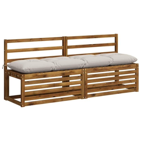 Bänk kudde VIANEN 100% Polyester Vit 180 x 40 x 12 cm