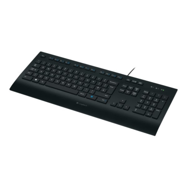 Logitech K280e - tangentbord - tysk - svart Inmatningsenhet