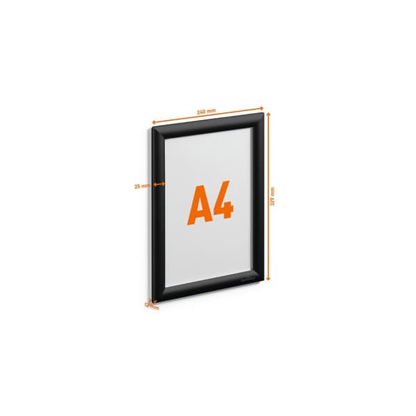 Snäppram DURABLE Aluminium A4
