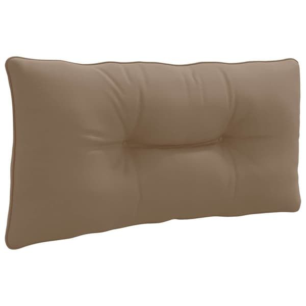 Ryggkudde PUTTEN 100% Polyester Taupe 80 x 40 x 10 cm