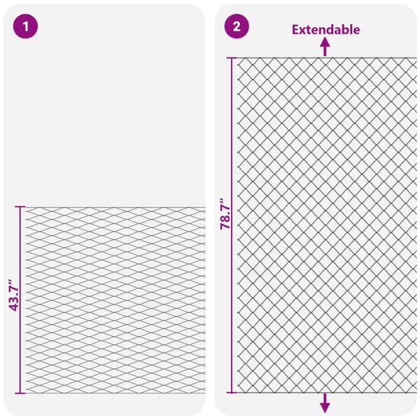 Kedjelänk Stängsel Galvaniserad 2 x 10 m Glas