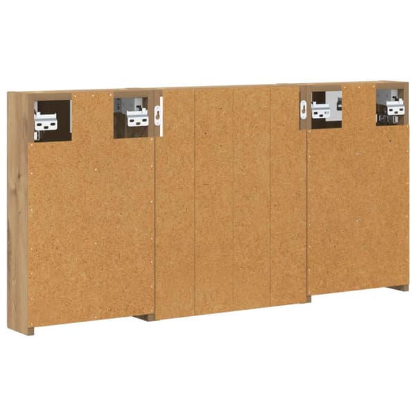 Badrumsskåpsset 3 pcs 100 x 10,5 x 50 cm Konstruerat trä