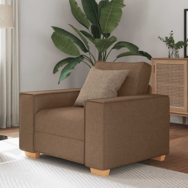 Soffa brun 60 cm tyg