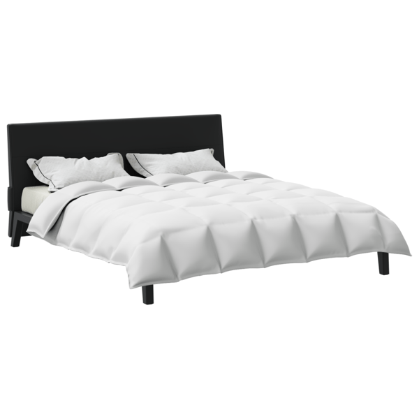 2-i-1 Duntäcke Vit 260 x 220 cm Fjäder
