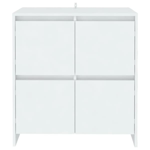Skänk vit 70x41x75 cm konstruerat trä