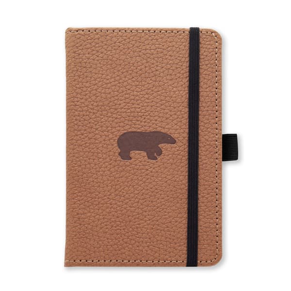 Dingbats* Wildlife A6 Pocket Dotted - Brown Bear Notebook