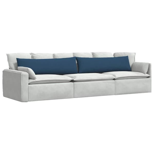 Sofakuddar 2 pcs Blå 145 x 40 cm tyg