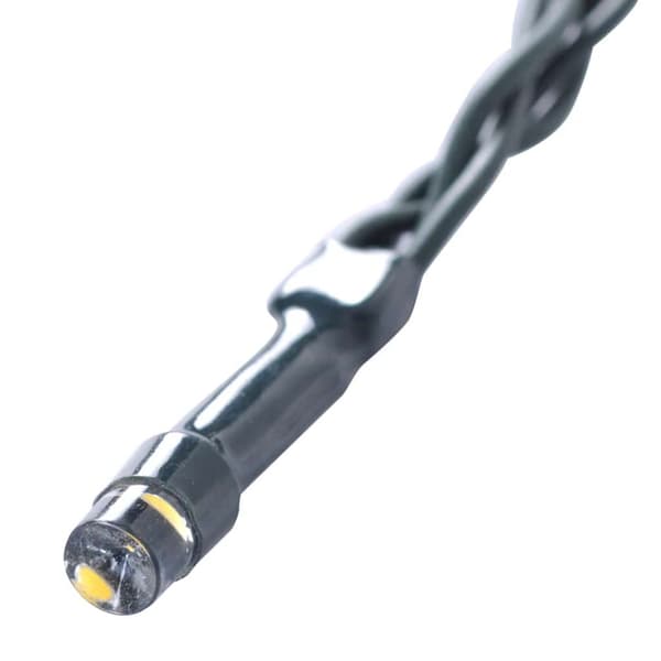 Plastkulor av buxbom med LED-lampor 2 st gröna 52 cm