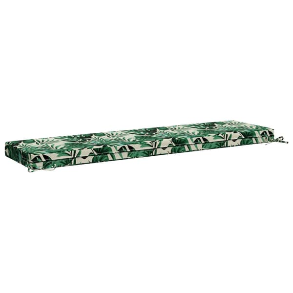 Bänk kudde SOEST 100% Polyester Bladmönster 150 x 40 x 8 cm