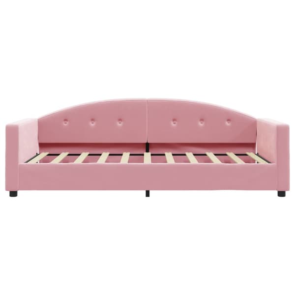 Dagbädd rosa 80x200 cm sammet