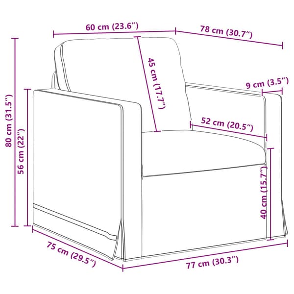 Soffset 2 pcs Mörkgrå 228 x 78 x 80 cm Sammet