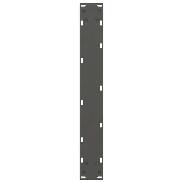 Barbordsben antracit 2 st 60x(100-101) cm stål