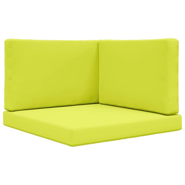 Utomhus Soffa Kudde 3 pcs Grön Polyester