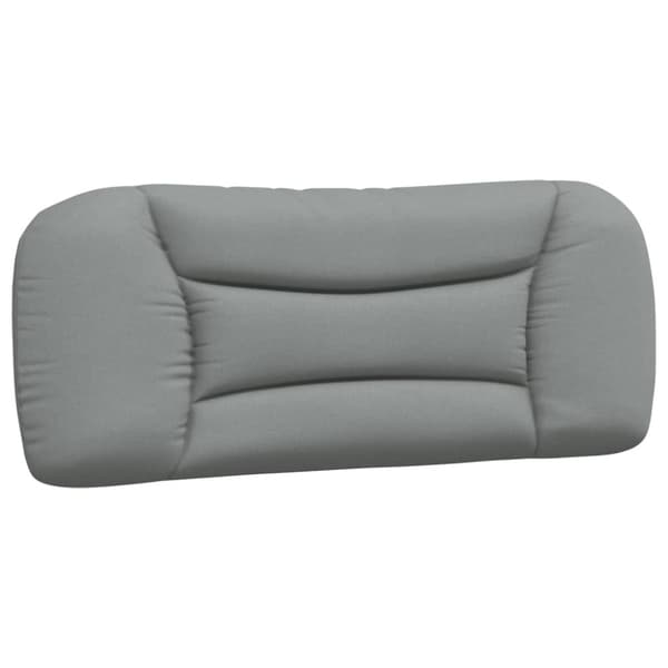Headboard Cushion "Hvar" Light Grey 100 cm Fabric
