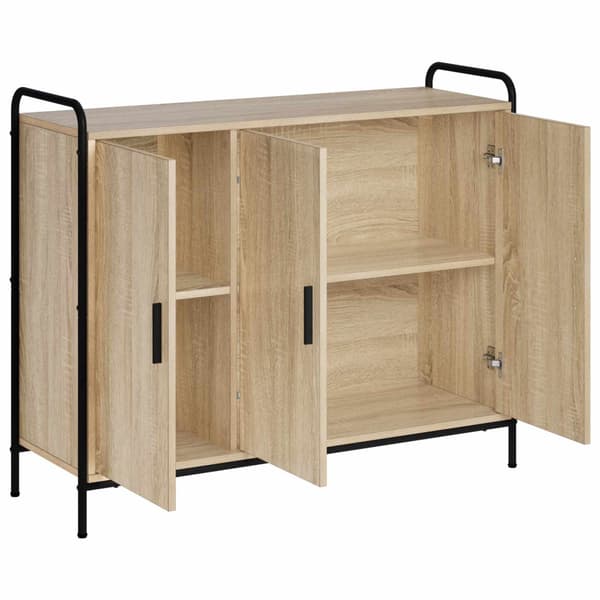 Sideboard Sonoma-ek 97 x 33 x 81 cm Konstruerat trä