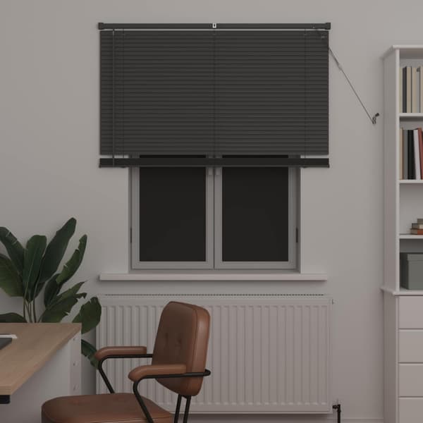Persienn Silvergrå 150 x 120 cm PVC
