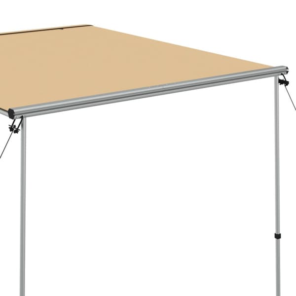 Husvagnsmarkis 2x2,5x2,15 m beige