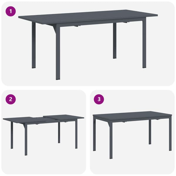 Trädgårdsmöbelset 7 pcs Brun konstrotting