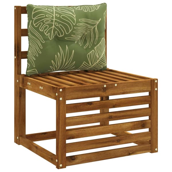 Ryggkudde PUTTEN 100% Polyester Bladdesign 50 x 40 x 10 cm
