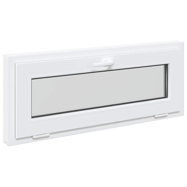 Källarfönster RISOR 100 x 40 cm PVC och glas Vit