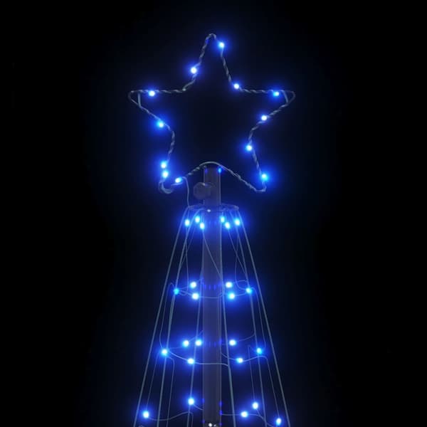 LED julgran 200 LEDs blå 180 cm