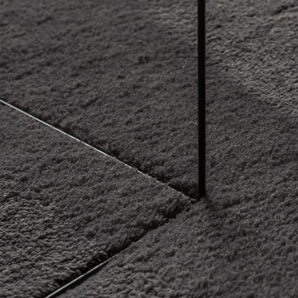 Matta HUARTE Antracit 160 x 230 cm Polyester