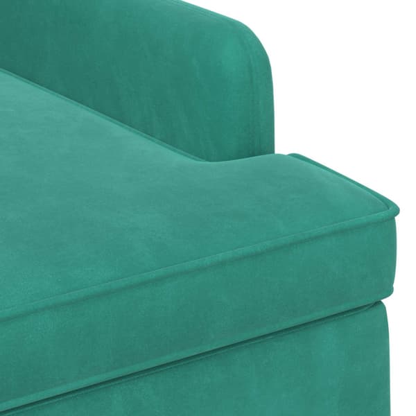 Loveseat med knapprapport Turkos 111 x 65 x 79 cm Sammet