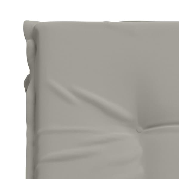Solstol Kudde GEMERT 100% Polyester Grå 190 x 50 x 9 cm