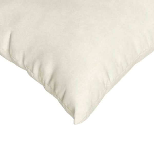 Sofakuddar 2 pcs Kräm 45 x 45 cm Kordread tyg