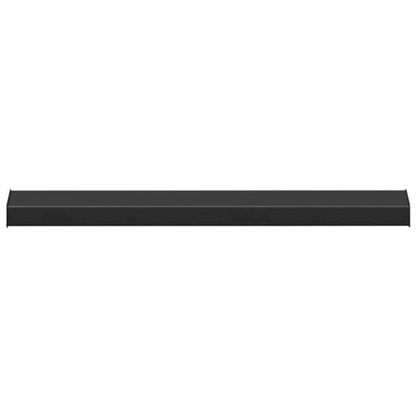 Fönsterbräda Svart med träådring 80 x 10 x 4,5 cm PVC