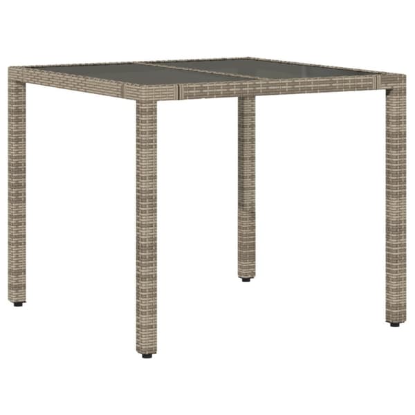 Caféset med dynor 3 delar konstrotting grå