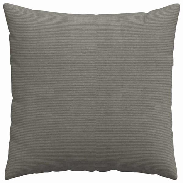 Sofakuddar 2 pcs Ljusgrå 60 x 60 cm Kordread tyg